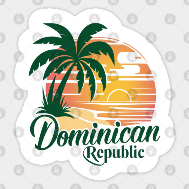 Dominican Republic Sticker by Pixel Threads 