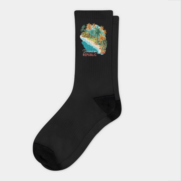 Dominican Republic Socks by Pixel Threads 