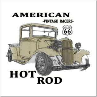 hotrod - vintage racers - 02 Posters and Art