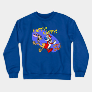 Happy Happy Joy Joy Crewneck Sweatshirt