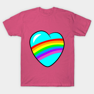 Rainbow heart T-Shirt
