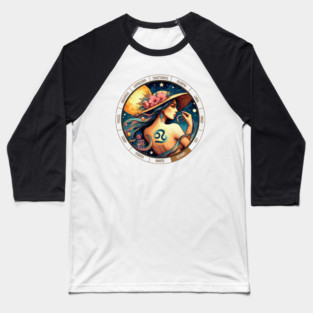ZODIAC Cancer - Astrological CANCER - CANCER - ZODIAC sign - Van Gogh style - 4 Baseball T-Shirt