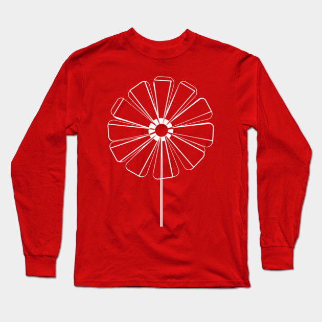 Minimal flower Long Sleeve T-Shirt by CreativeSage
