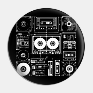 cassette tape Pin