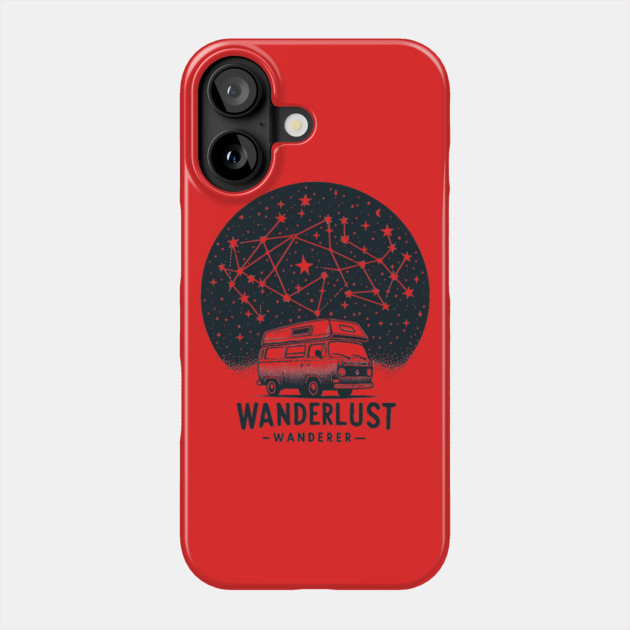Wanderlust Wanderer – Van Life Starry Night Adventure Graphic Phone Case by MakerMind8.2