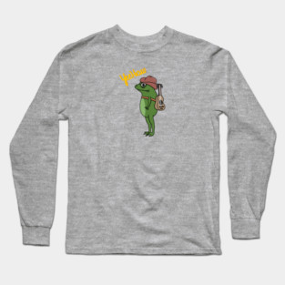 Froggy Guitar Player Long Sleeve T-Shirt