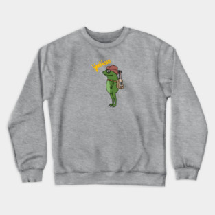 Froggy Guitar Player Crewneck Sweatshirt