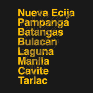 8 Provinces of the Philippines T-Shirt