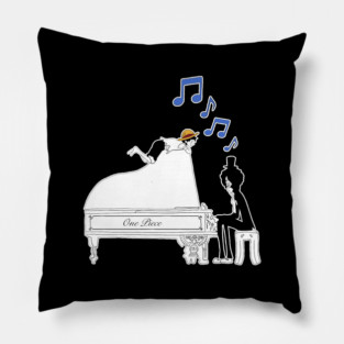 Luffy and Brook One Piece Pillow