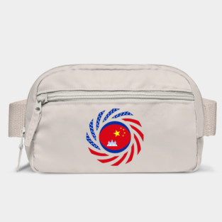 Chinese Cambodian American Multinational Patriot Flag Series Bag