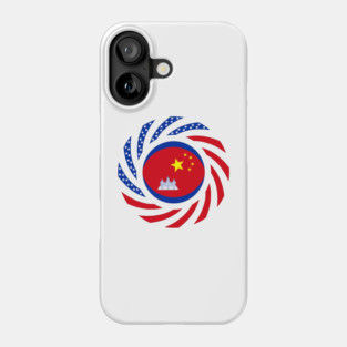 Chinese Cambodian American Multinational Patriot Flag Series Phone Case