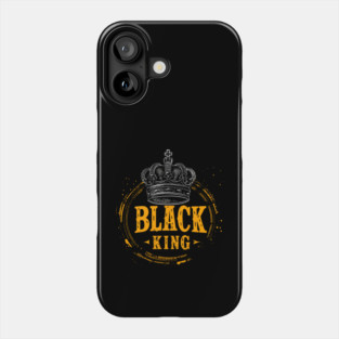 Black King Crown Phone Case