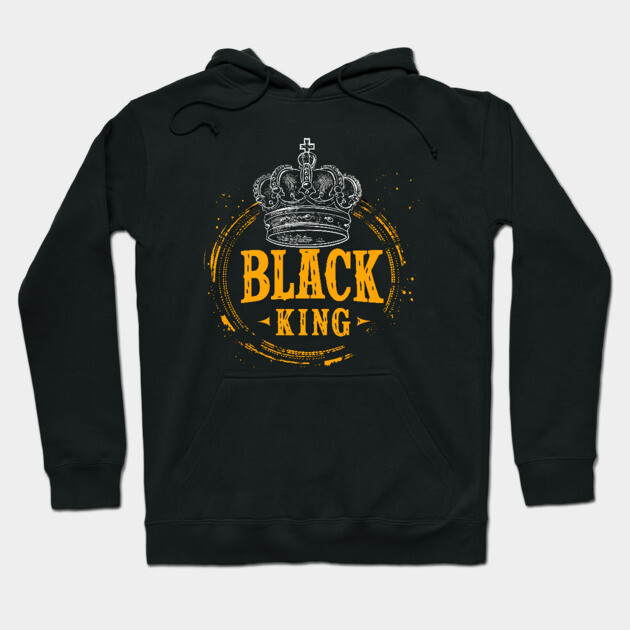 Black King Crown Hoodie by UrbanLifeApparel
