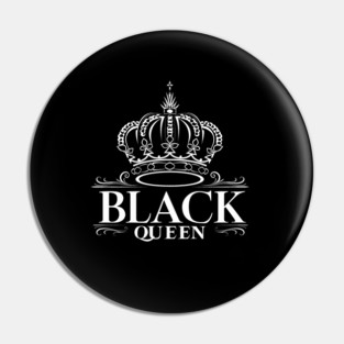 Black Queen, Black Woman Pin