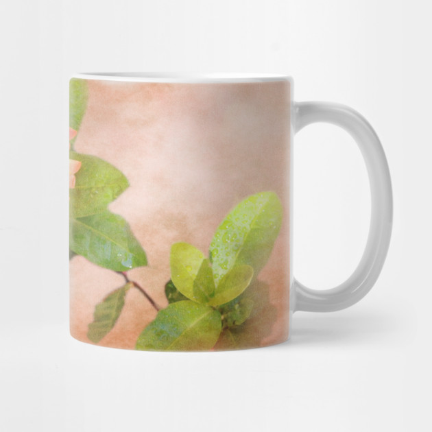 Peach Flowers Digital Art by ButterflyInTheAttic