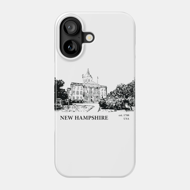 New Hampshire - USA Phone Case by Lakeric