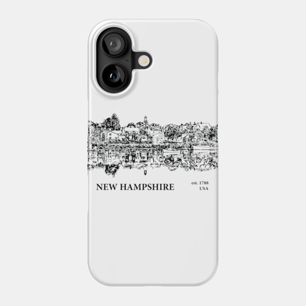 New Hampshire - USA Phone Case by Lakeric