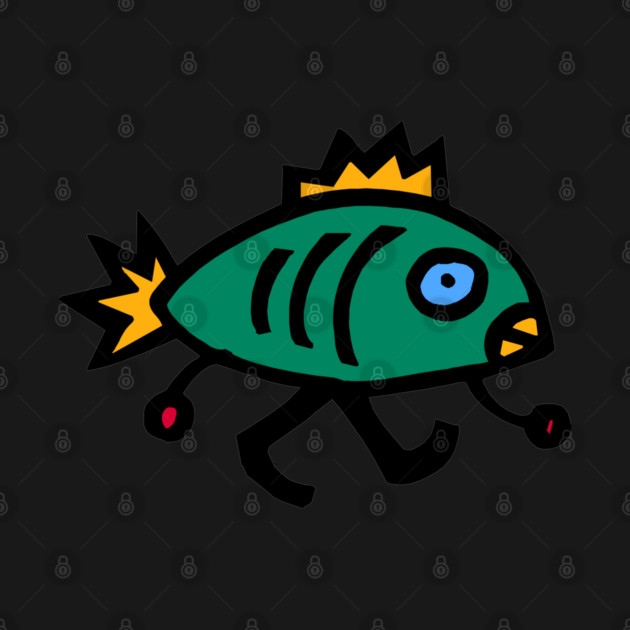 Fish With Hand And feet by Urbanprint