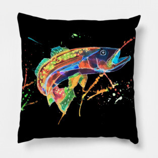Neon catch Pillow
