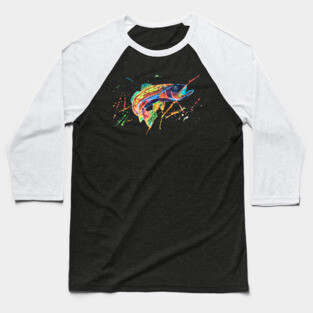 Neon catch Baseball T-Shirt