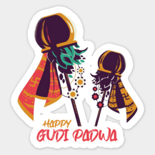 Happy Gudi Padwa Sticker