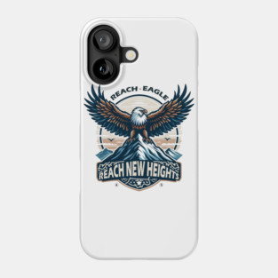Reach New Heights – Majestic Eagle Motivation Graphic Phone Case