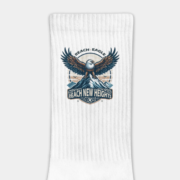 Reach New Heights – Majestic Eagle Motivation Graphic by MakerMind8.2