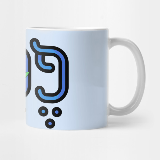 Passover Nog Blue Flower by HolidayBug