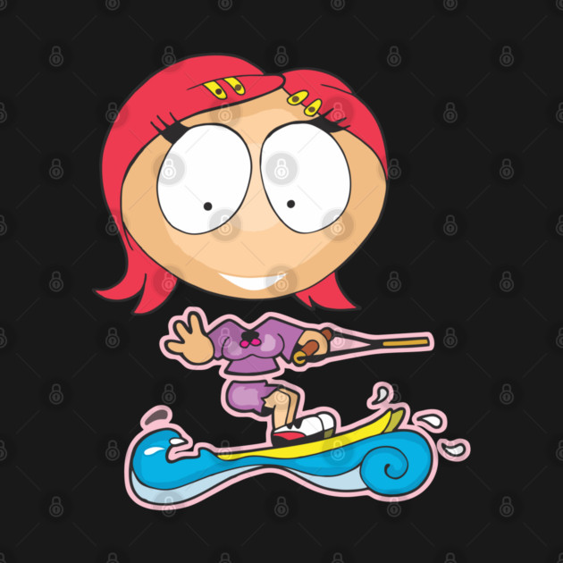 Cute Surfer Girl by Urbanprint