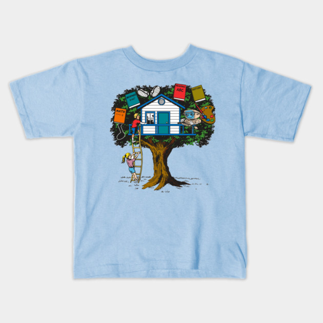 Tree House From the Childhood Dreams Kids T-Shirt by Urbanprint