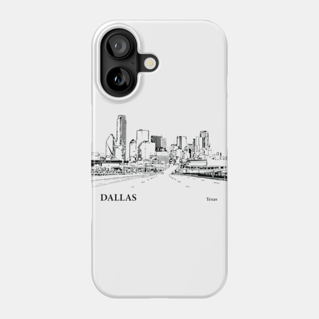 Dallas Texas Phone Case by Lakeric