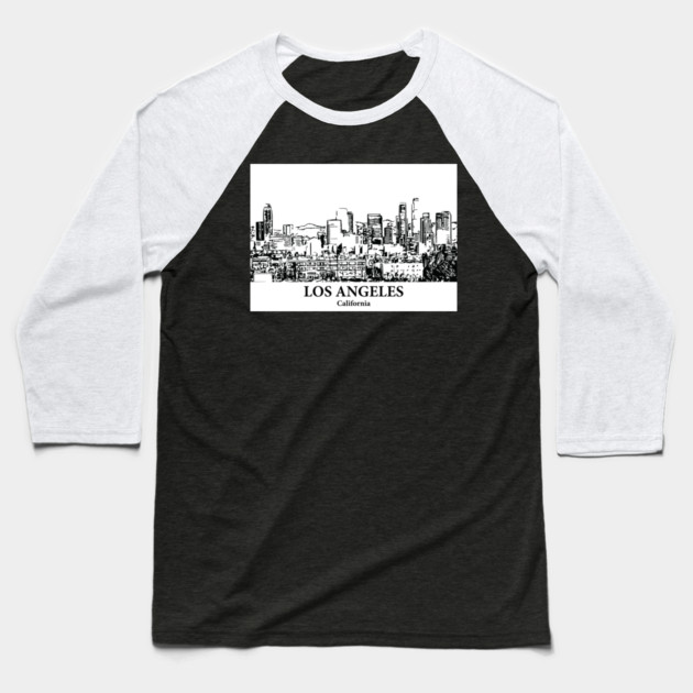 Los Angeles - California Baseball T-Shirt by Lakeric