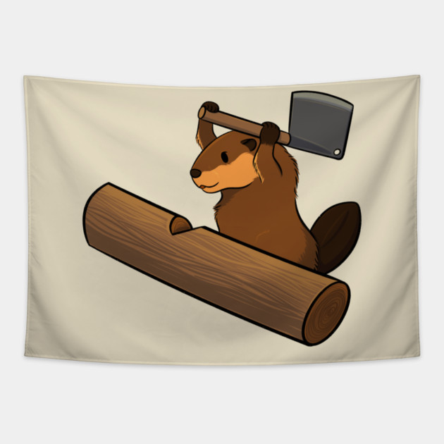 Beaver Tapestry by DeguArts