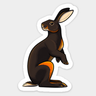 Belgian Hare Sticker