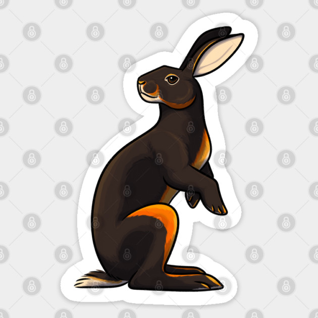 Belgian Hare Sticker by DeguArts