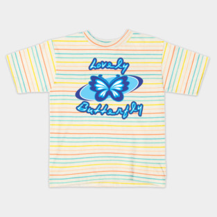 Lovely Butterfly Symbol of Love Kids T-Shirt