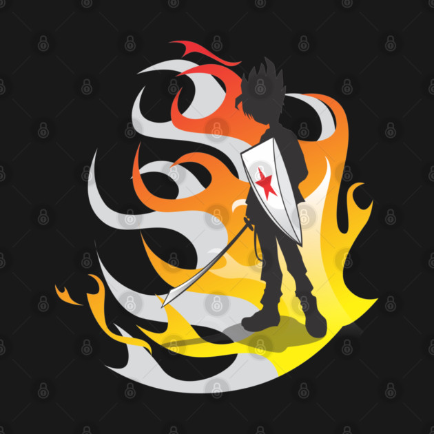 Warrior In Fire by Urbanprint