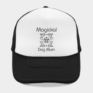 Magickal Dog Mum Pentacle Mother's Day Cheeky Witch® Hat