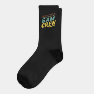 Different Kind Of Crazy 5 Am Crew Socks