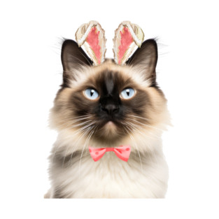 Balinese Cat Easter Bunny T-Shirt