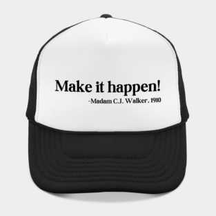 Make it happen! Madam C.J. Walker Hat