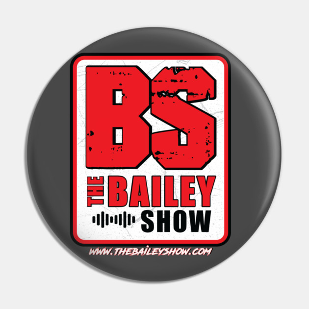 THE BS LOGO Pin by BPX (Bailey Podcast XChange) Merch