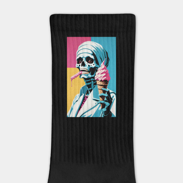 Retro Mummy Eating Ice Cream by Grave Digs