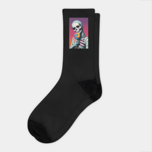 Retro Mummy with a Lollipop Socks