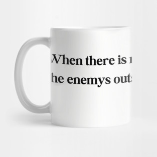 When there is no enemy within - African Proverb Mug