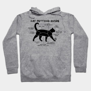 cat petting Hoodie