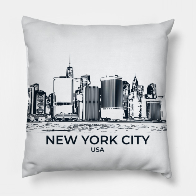 New York City Pillow by Lakeric