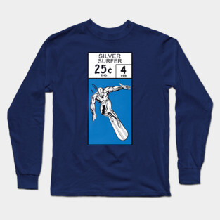 Silver Surfer corner box Long Sleeve T-Shirt