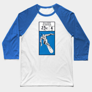 Silver Surfer corner box Baseball T-Shirt