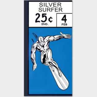Silver Surfer corner box Posters and Art